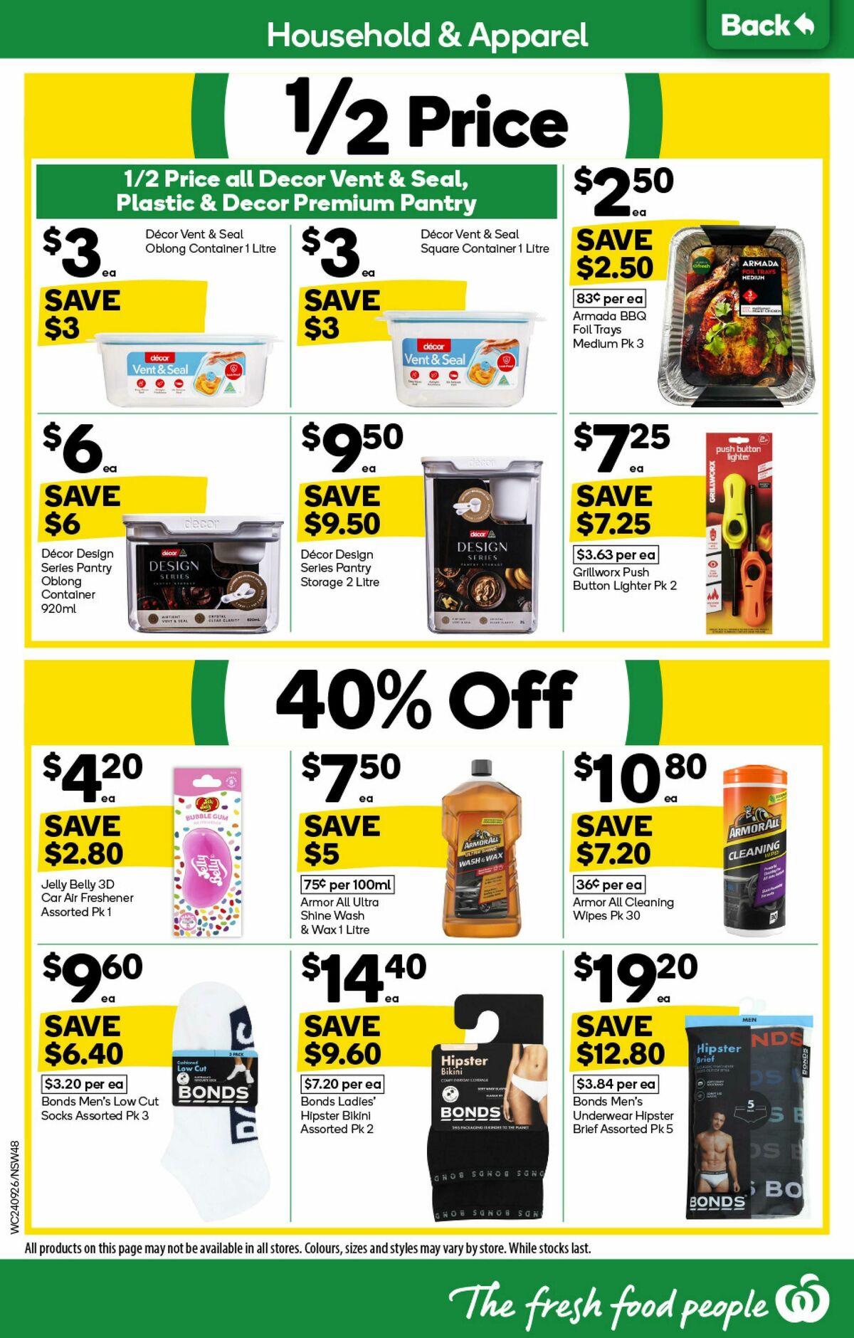 Woolworths Catalogues from 24 September