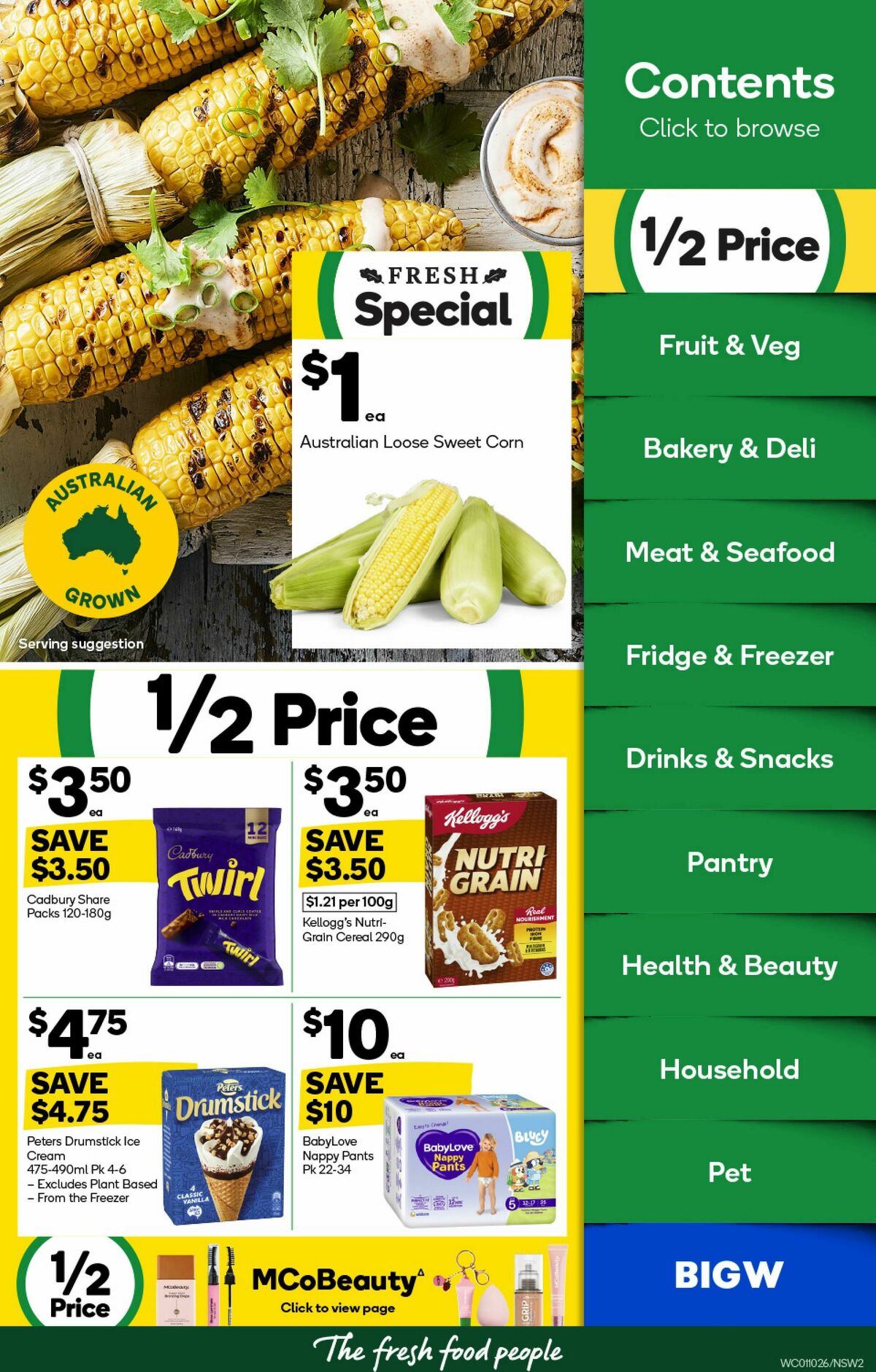 Woolworths Catalogues from 1 October