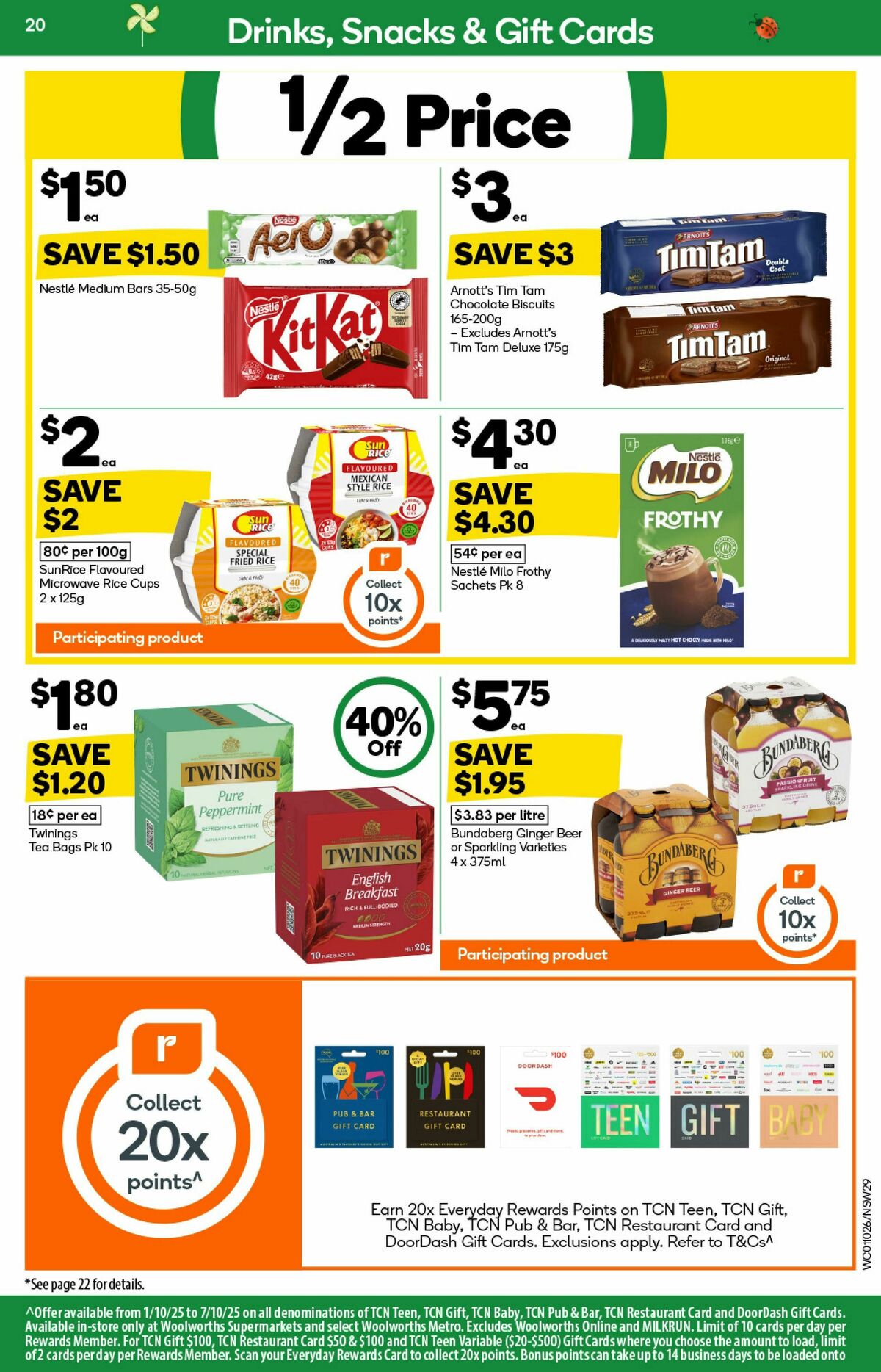 Woolworths Catalogues from 1 October