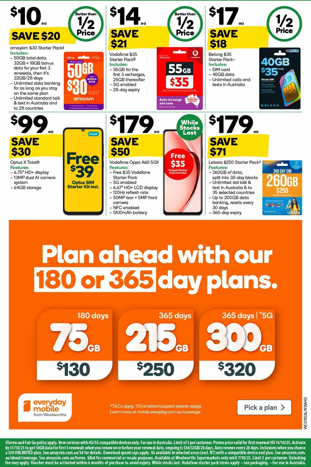 Woolworths Catalogues from 1 October
