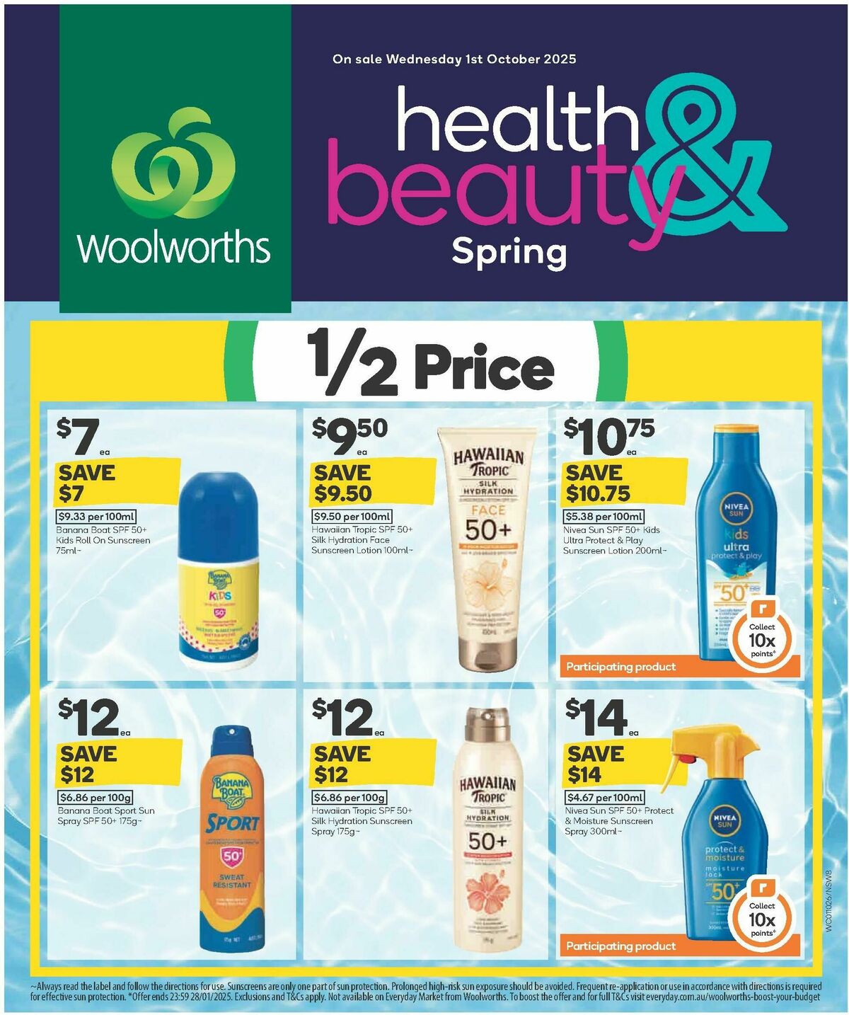 Woolworths Spring Health & Beauty Catalogues from 1 October