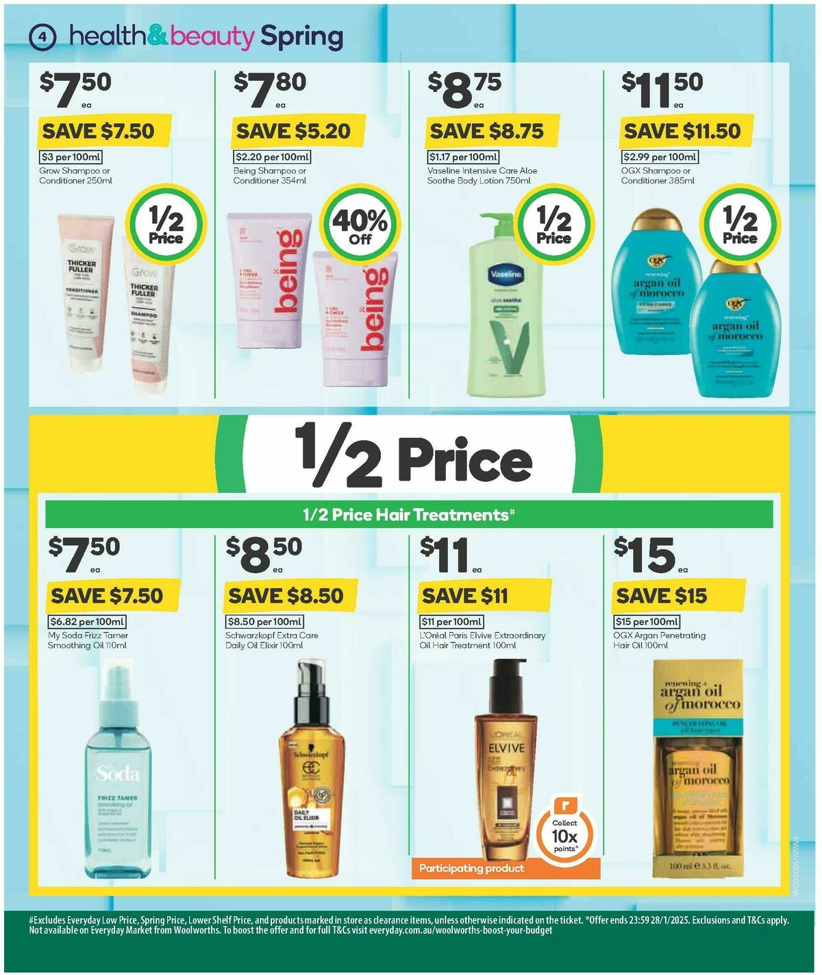 Woolworths Spring Health & Beauty Catalogues from 1 October