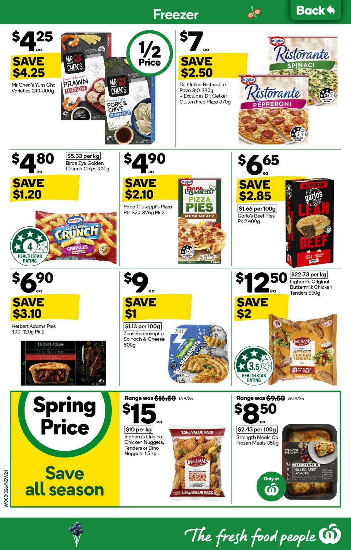 Woolworths Catalogues from 8 October