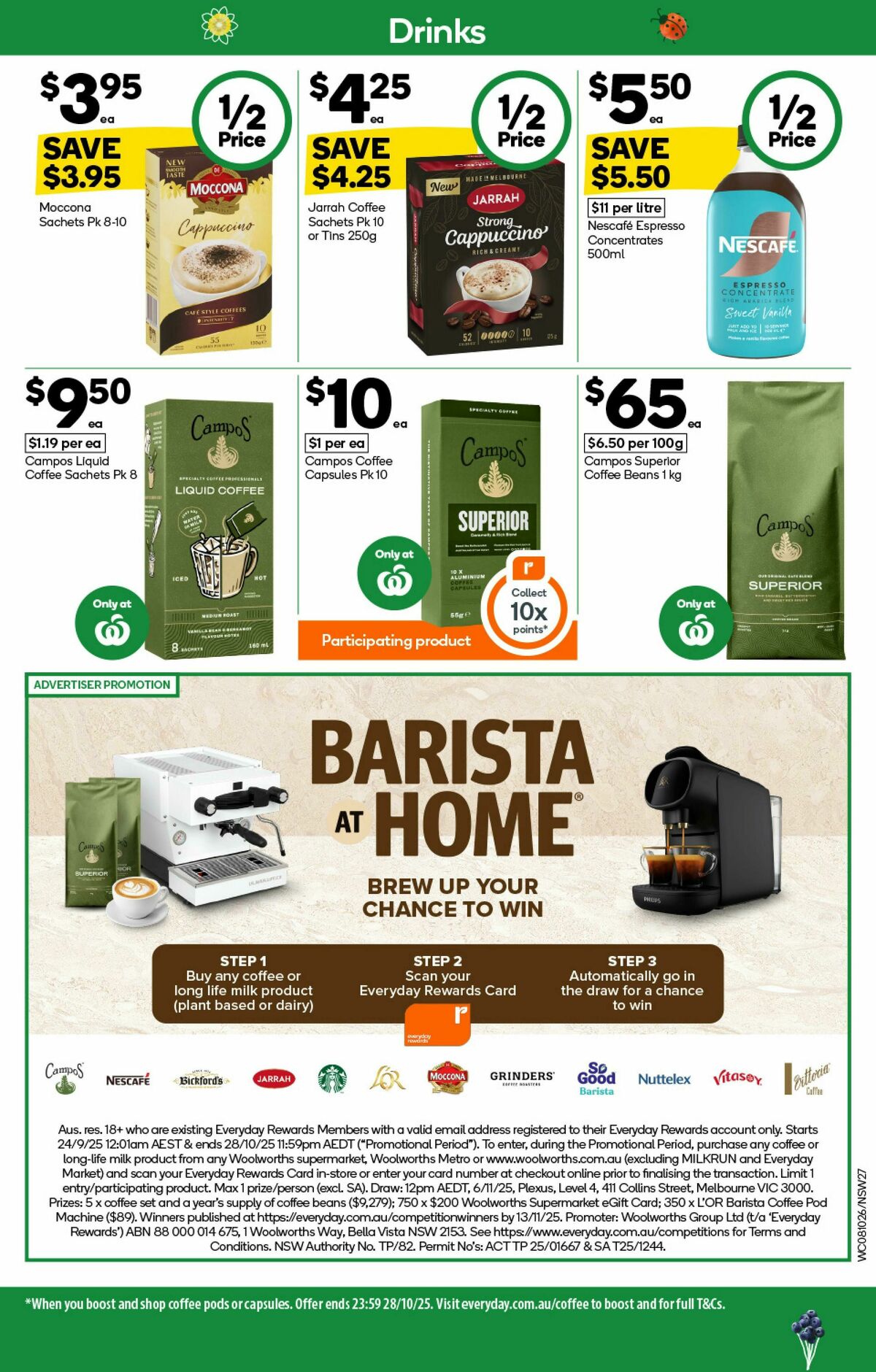 Woolworths Catalogues from 8 October