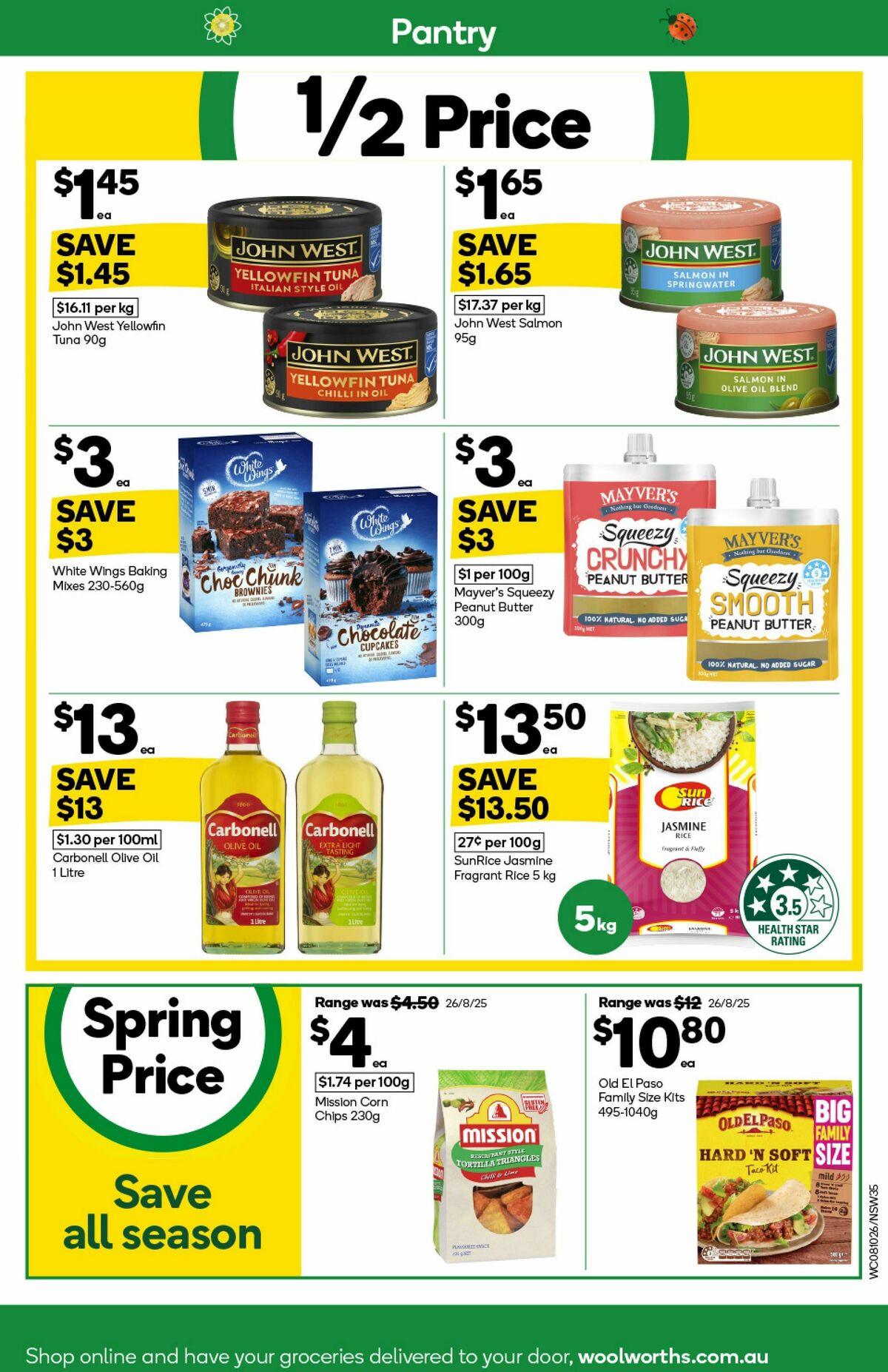 Woolworths Catalogues from 8 October