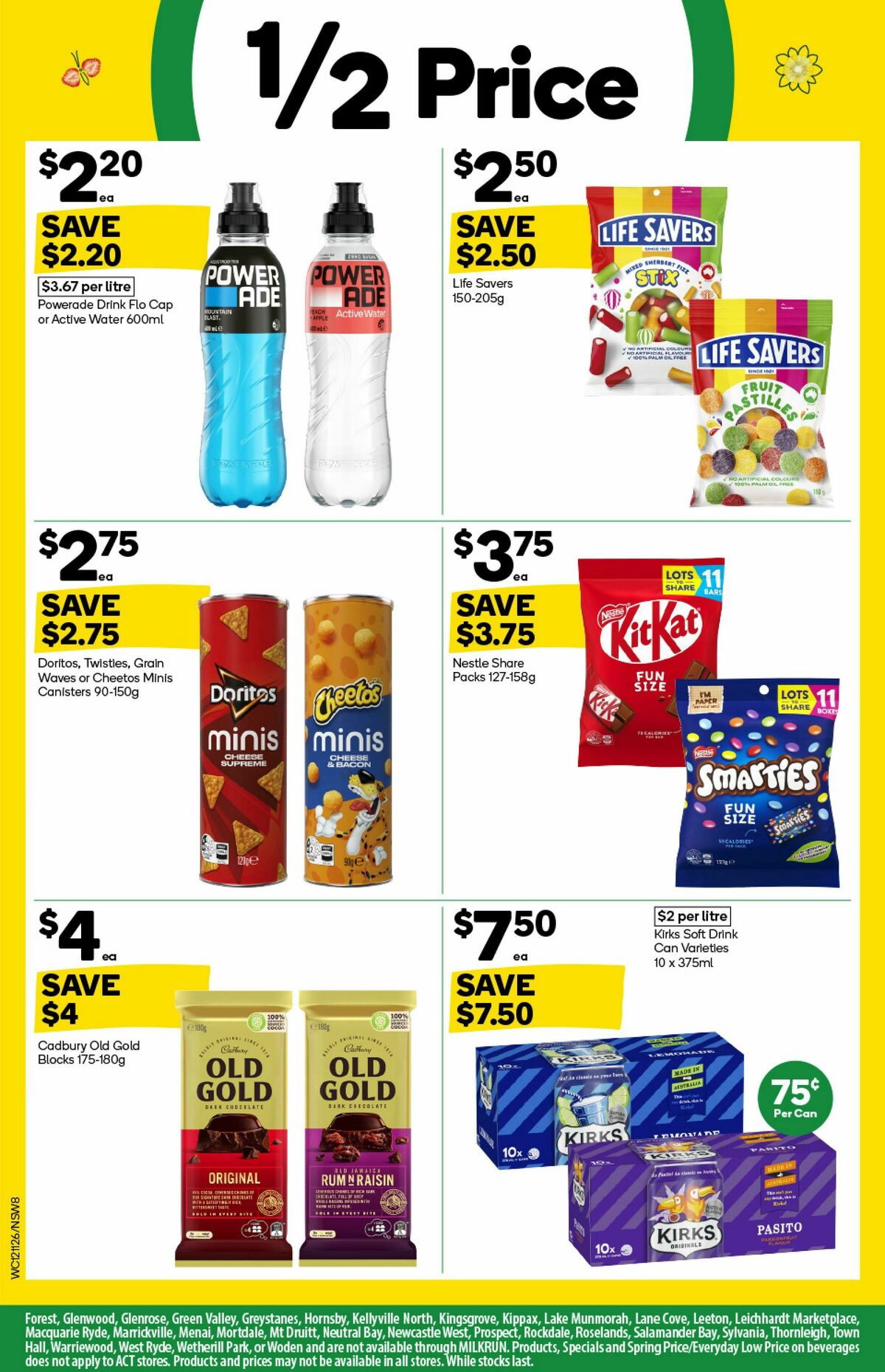 Woolworths Catalogues from 8 October