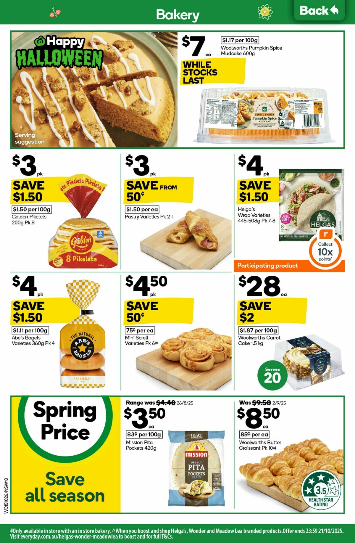 Woolworths Catalogues from 15 October