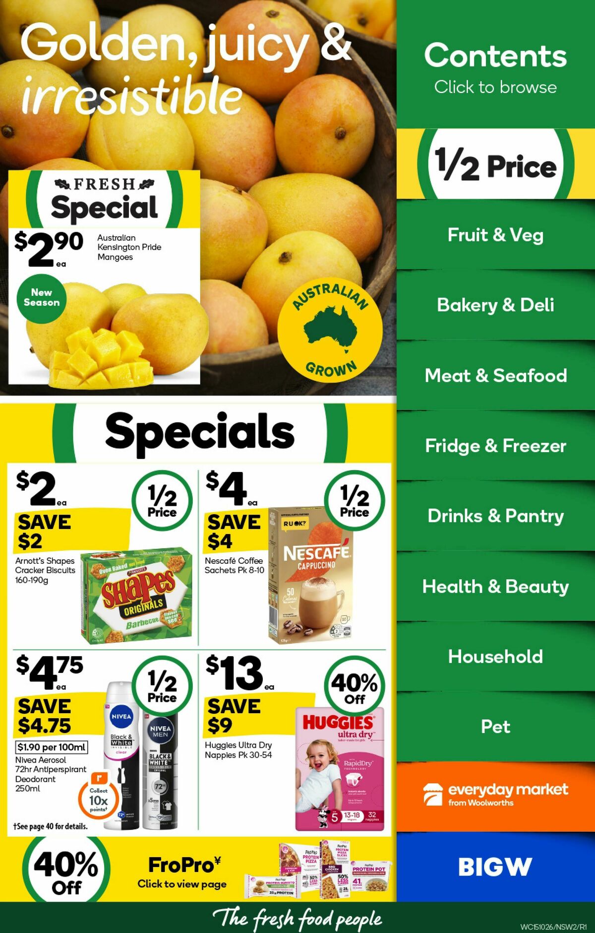Woolworths Catalogues from 15 October