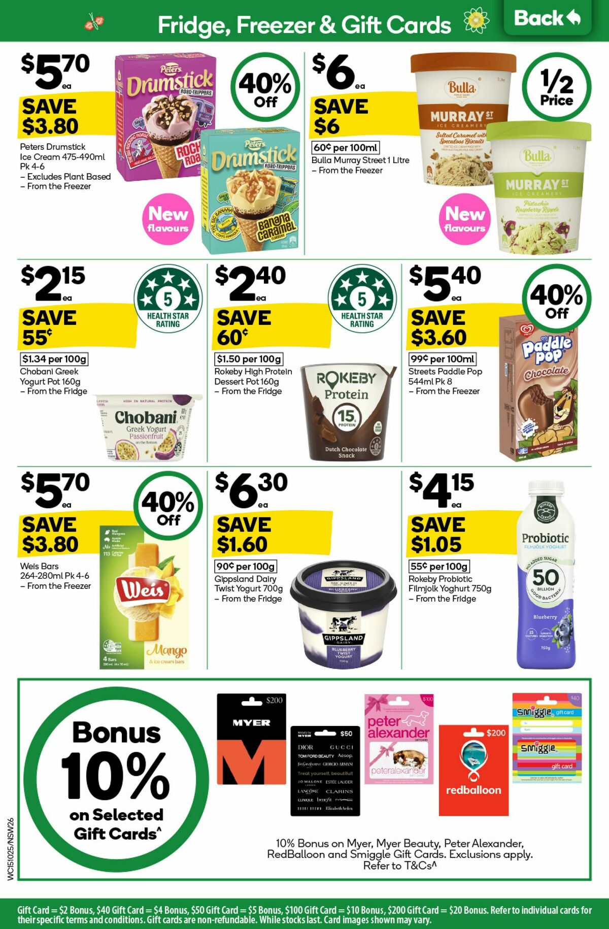 Woolworths Catalogues from 15 October