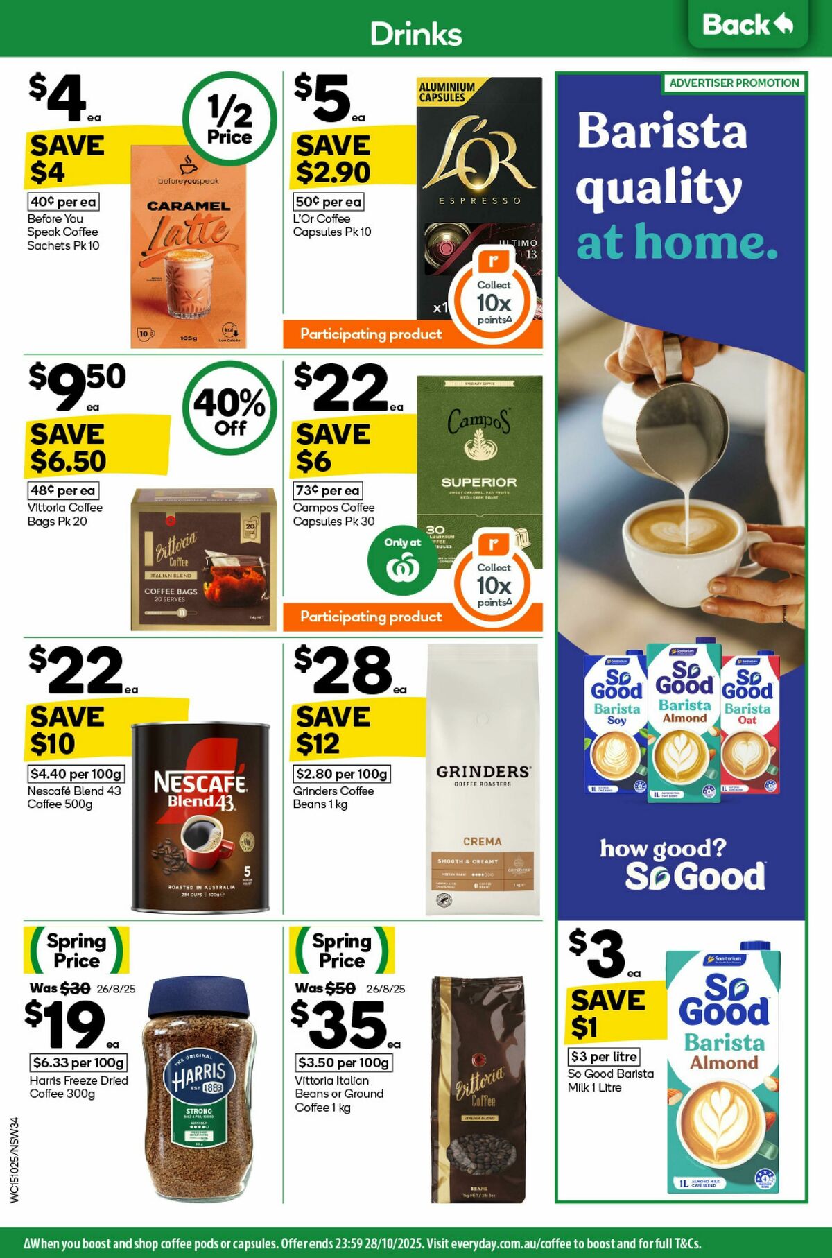Woolworths Catalogues from 15 October