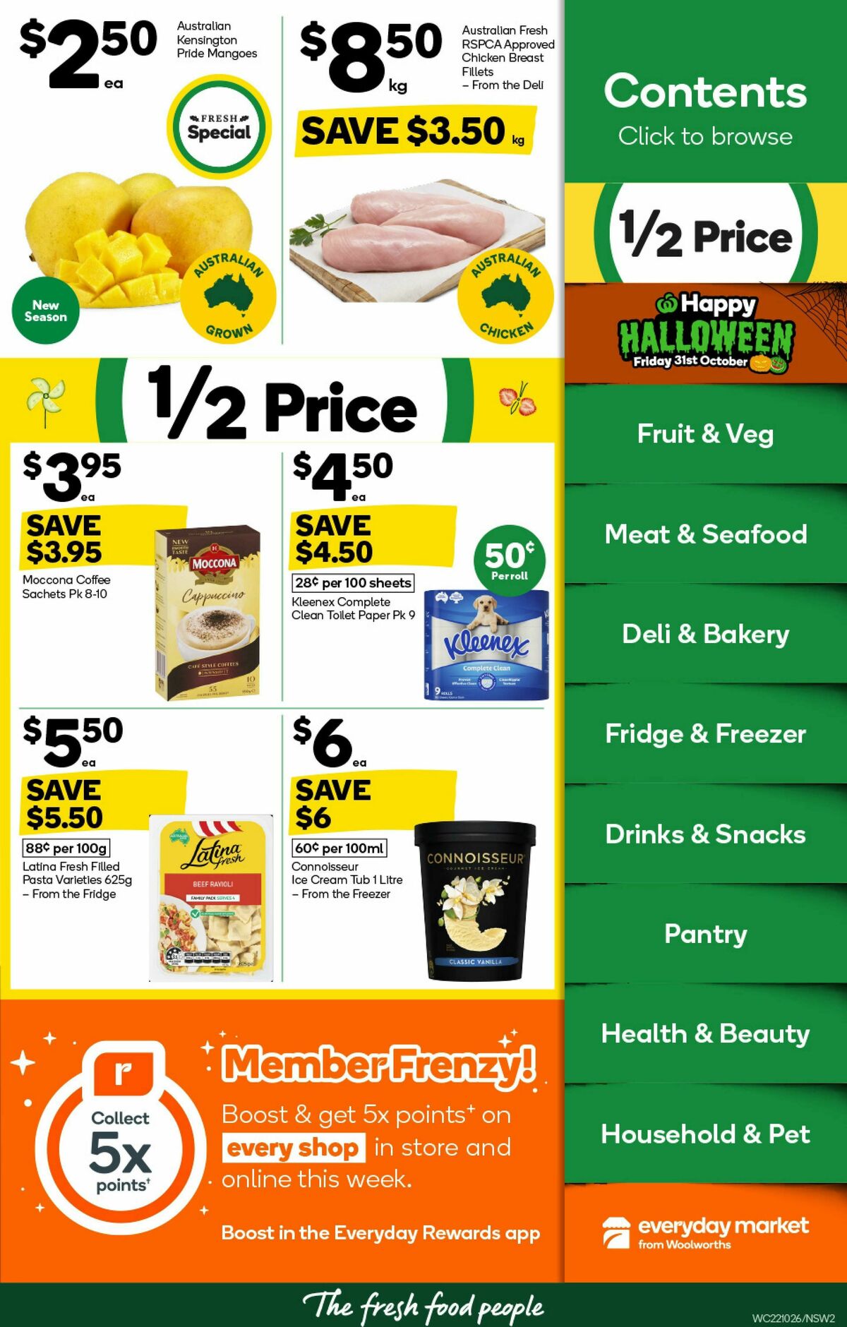 Woolworths Catalogues from 22 October