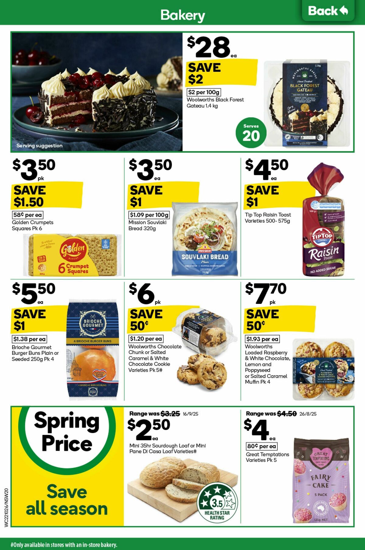 Woolworths Catalogues from 22 October
