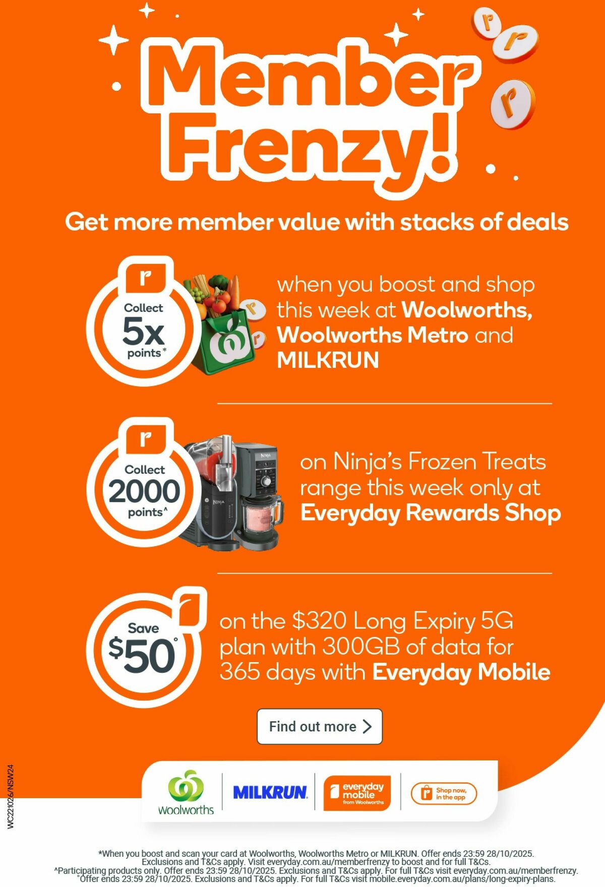 Woolworths Catalogues from 22 October