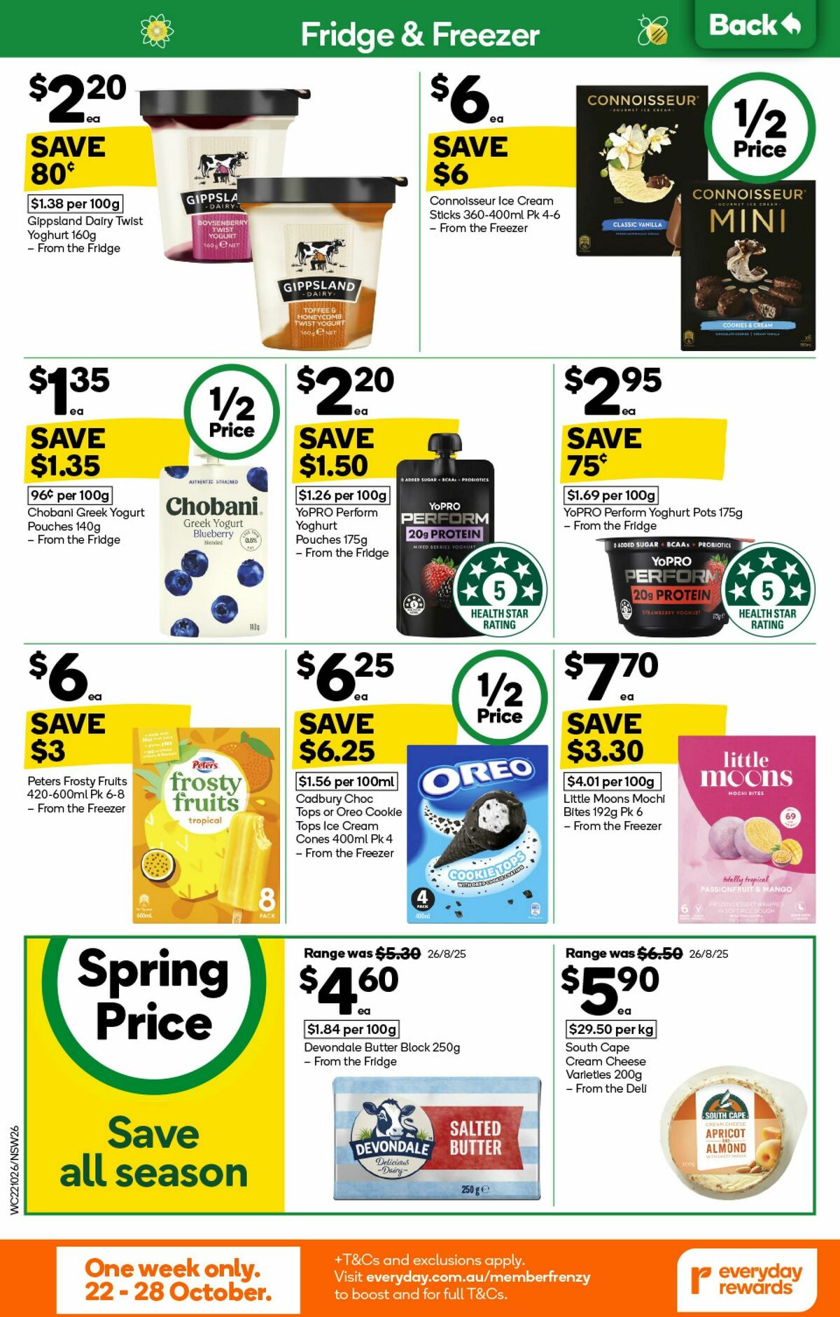 Woolworths Catalogues from 22 October