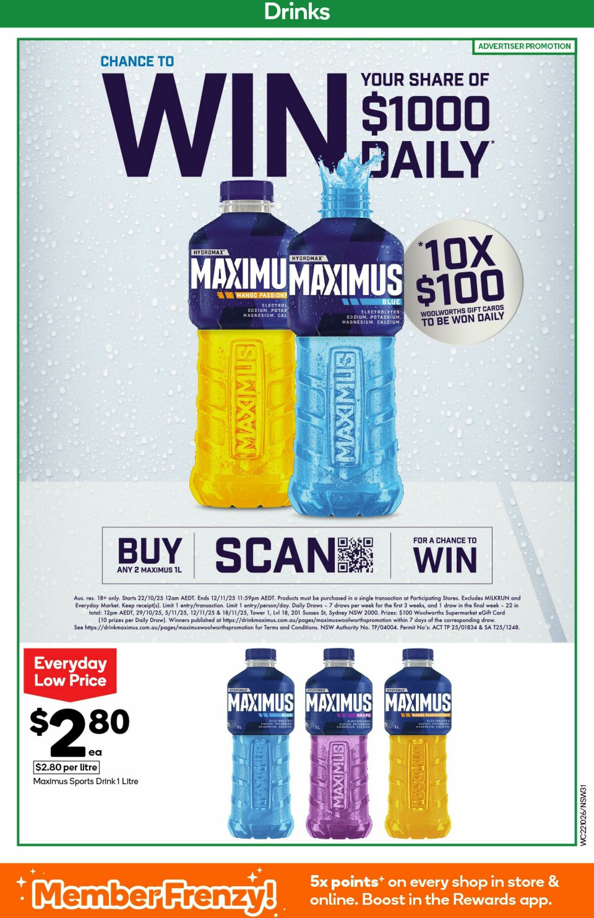 Woolworths Catalogues from 22 October