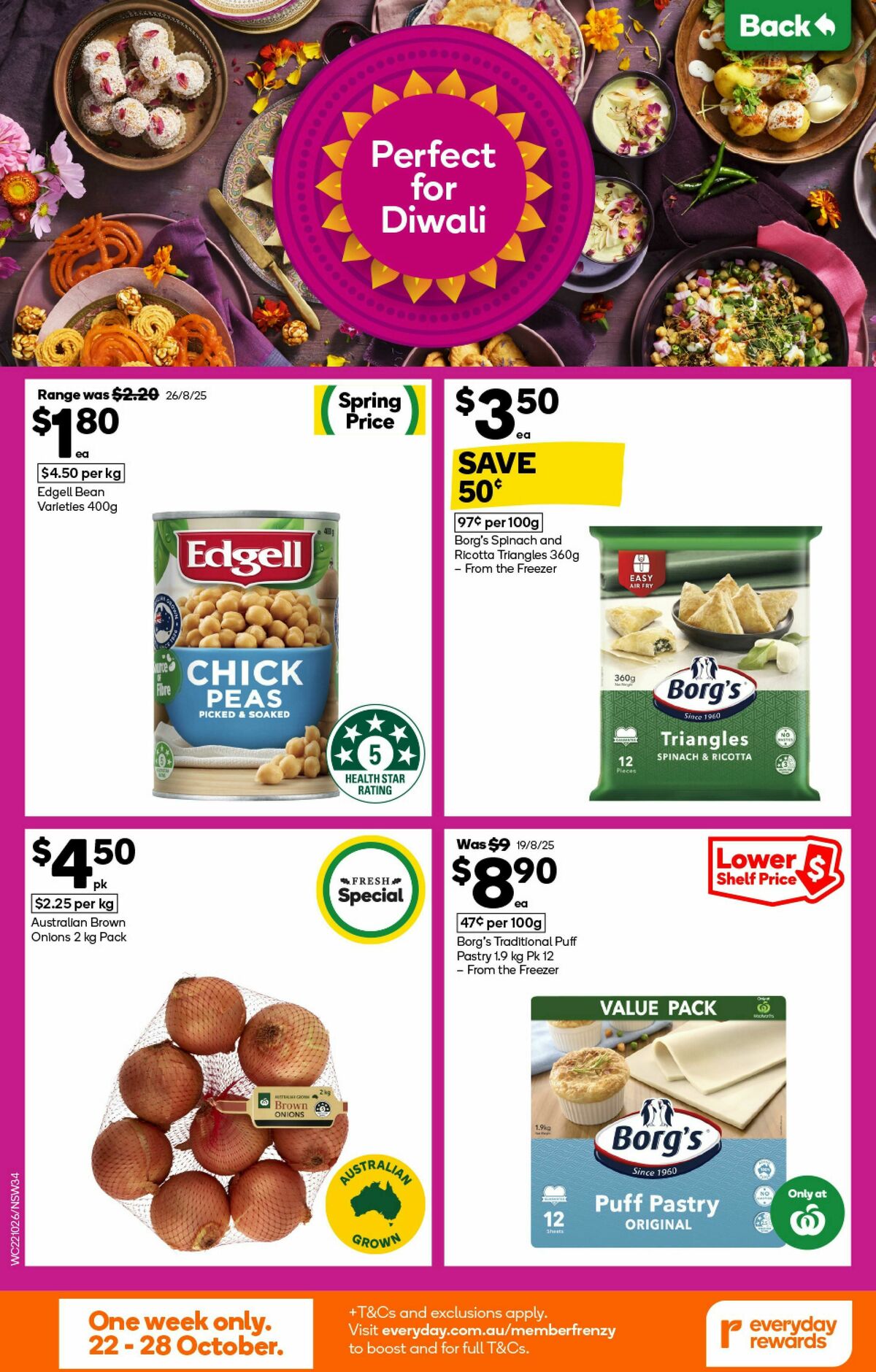 Woolworths Catalogues from 22 October