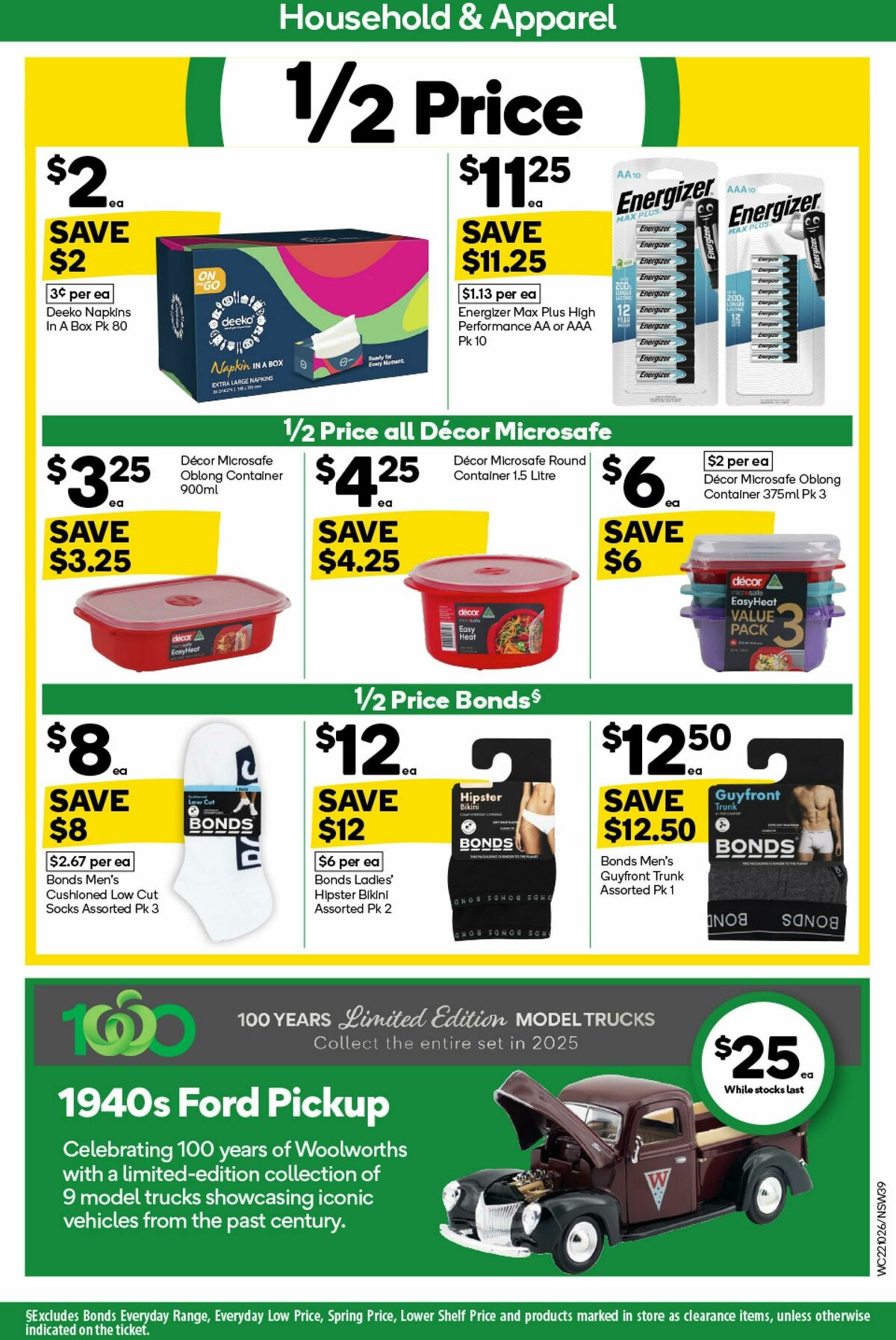 Woolworths Catalogues from 22 October