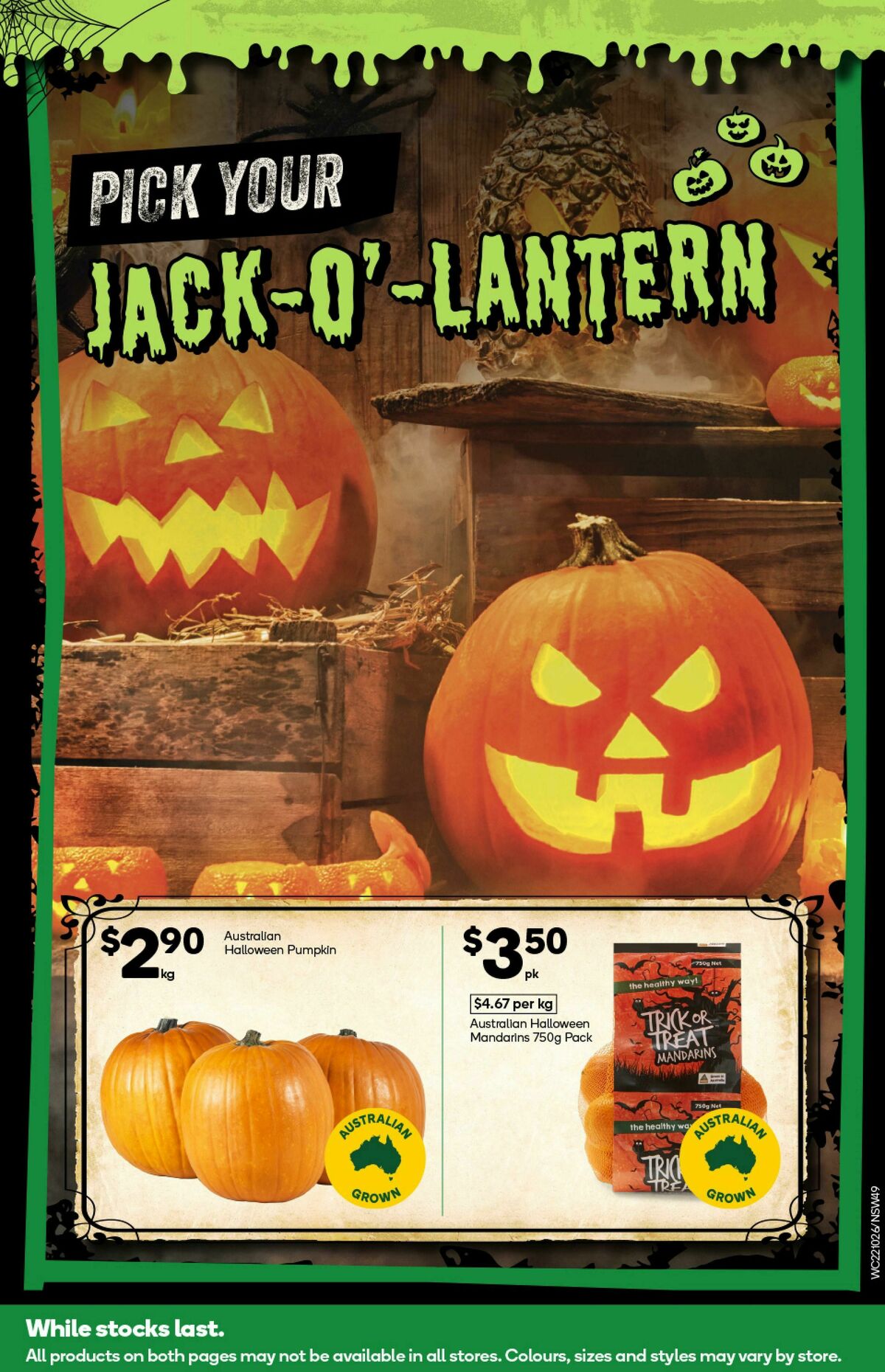 Woolworths Catalogues from 22 October