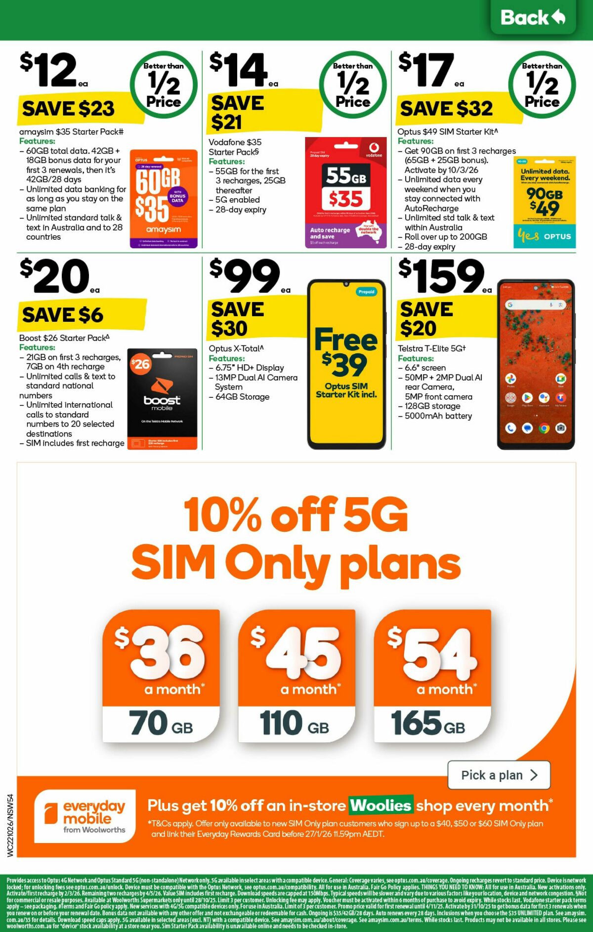 Woolworths Catalogues from 22 October