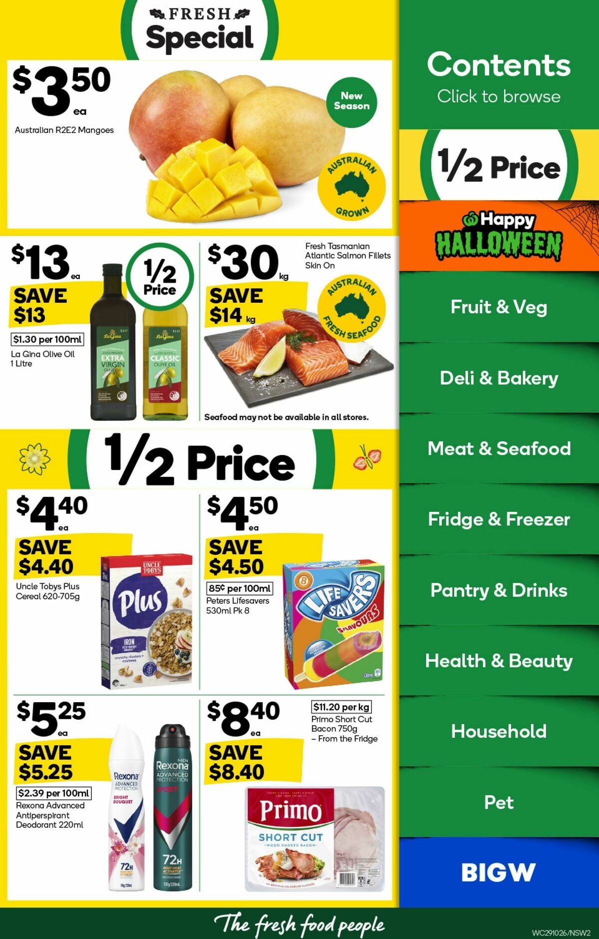 Woolworths Catalogues from 29 October