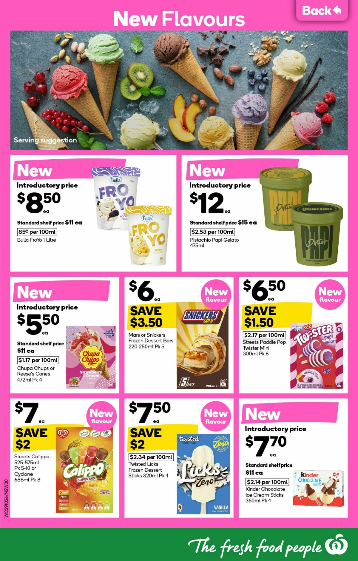 Woolworths Catalogues from 29 October