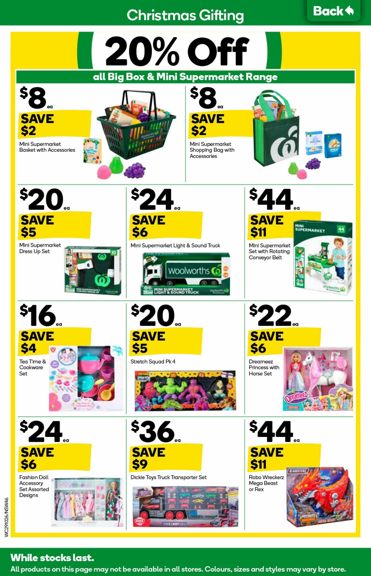 Woolworths Catalogues from 29 October