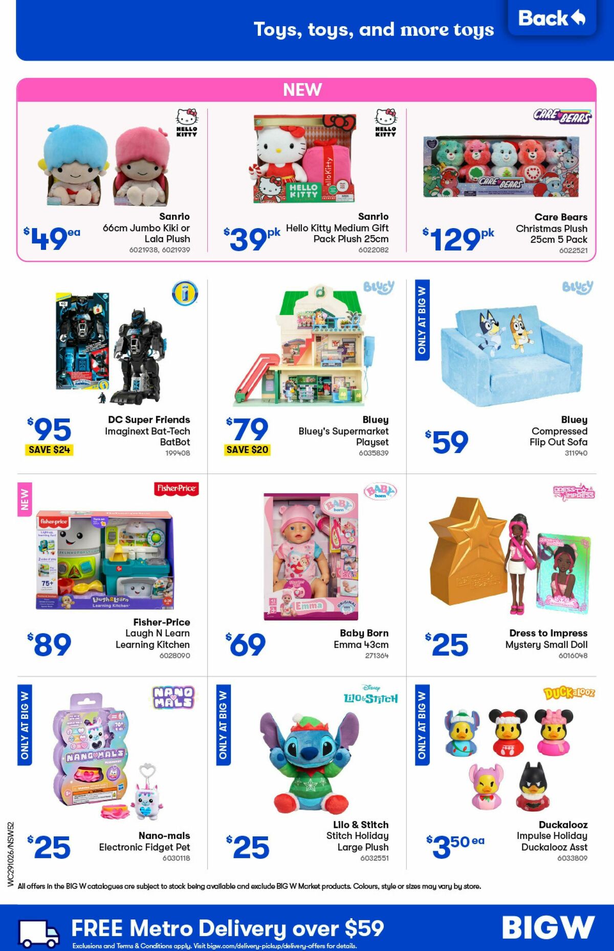 Woolworths Catalogues from 29 October