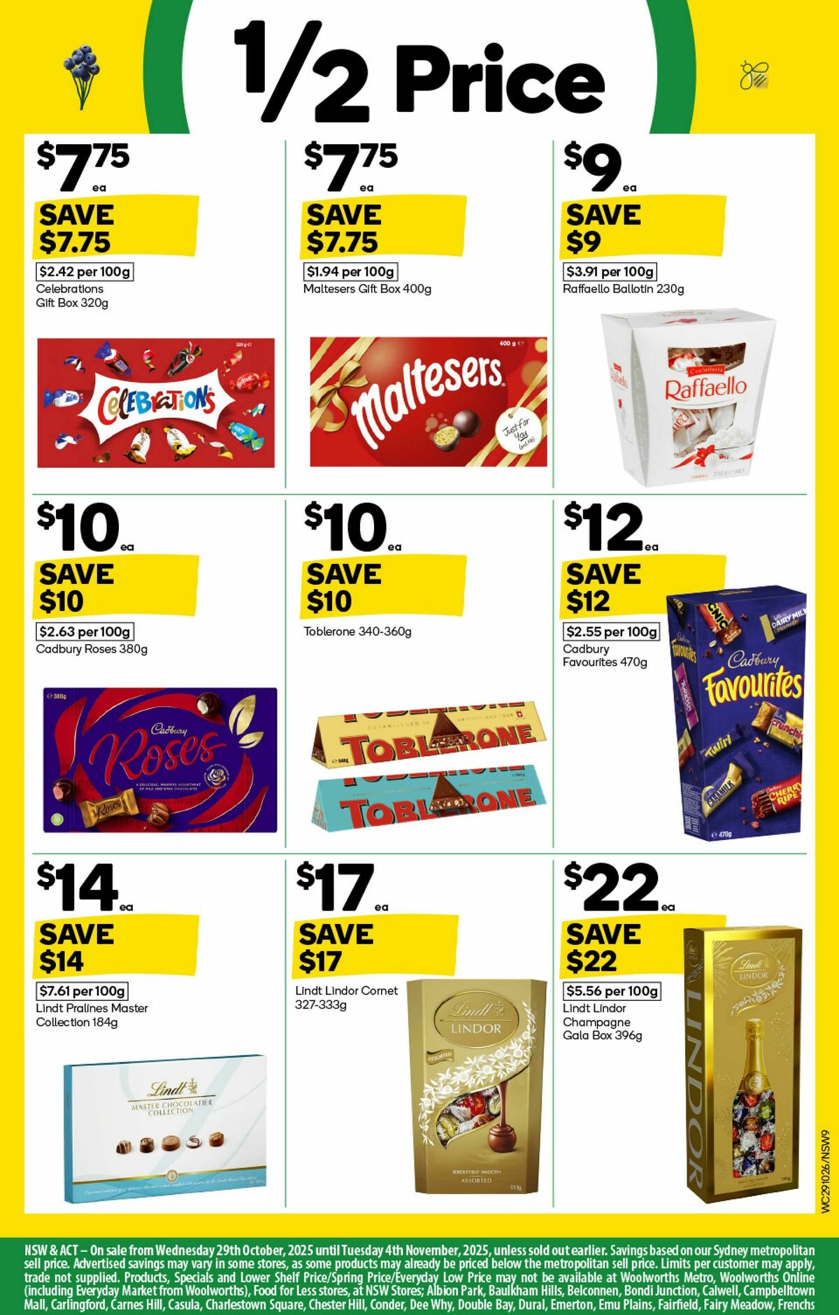 Woolworths Catalogues from 29 October