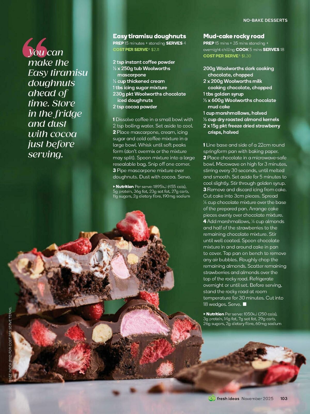 Woolworths Fresh Ideas Magazine November Catalogues from 1 November