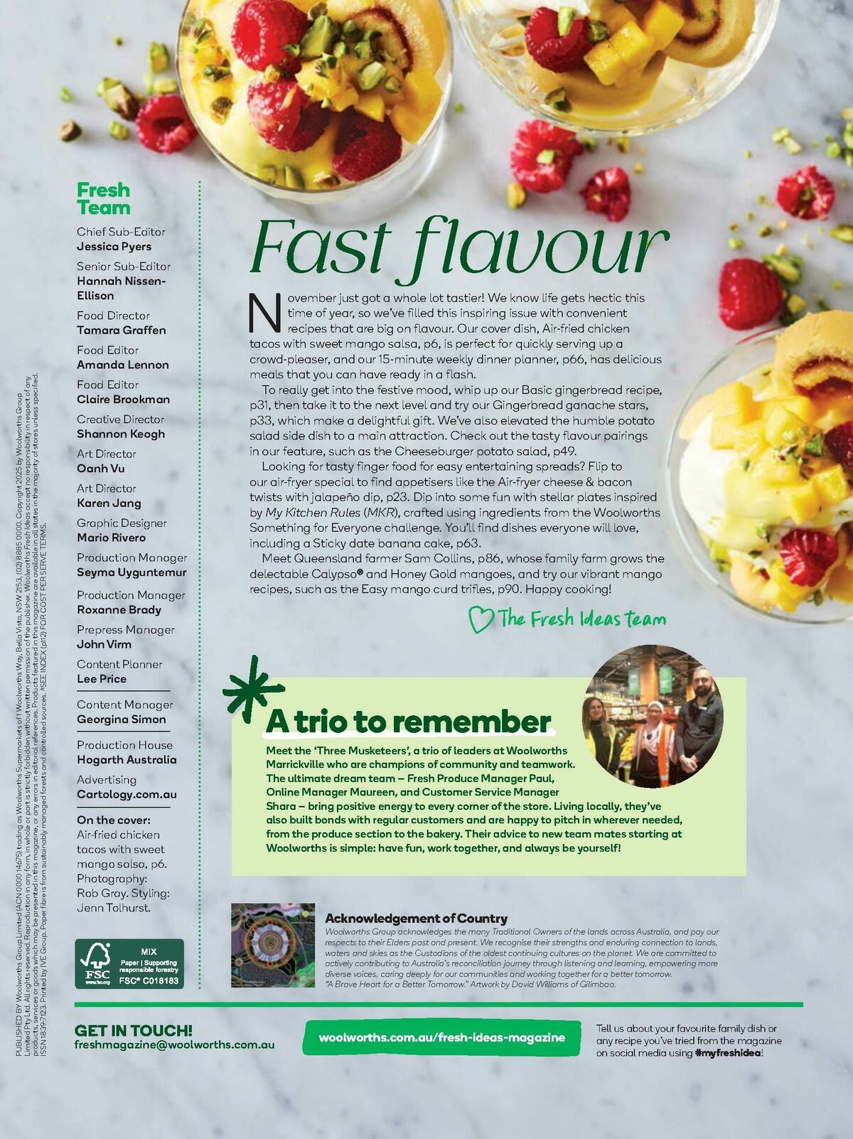 Woolworths Fresh Ideas Magazine November Catalogues from 1 November