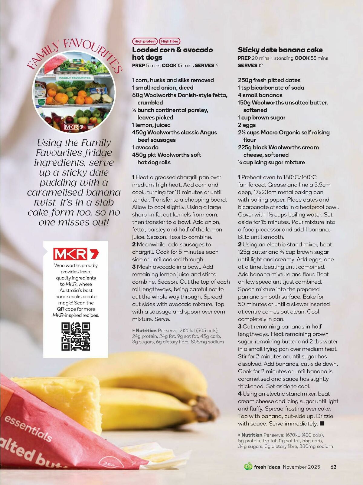 Woolworths Fresh Ideas Magazine November Catalogues from 1 November