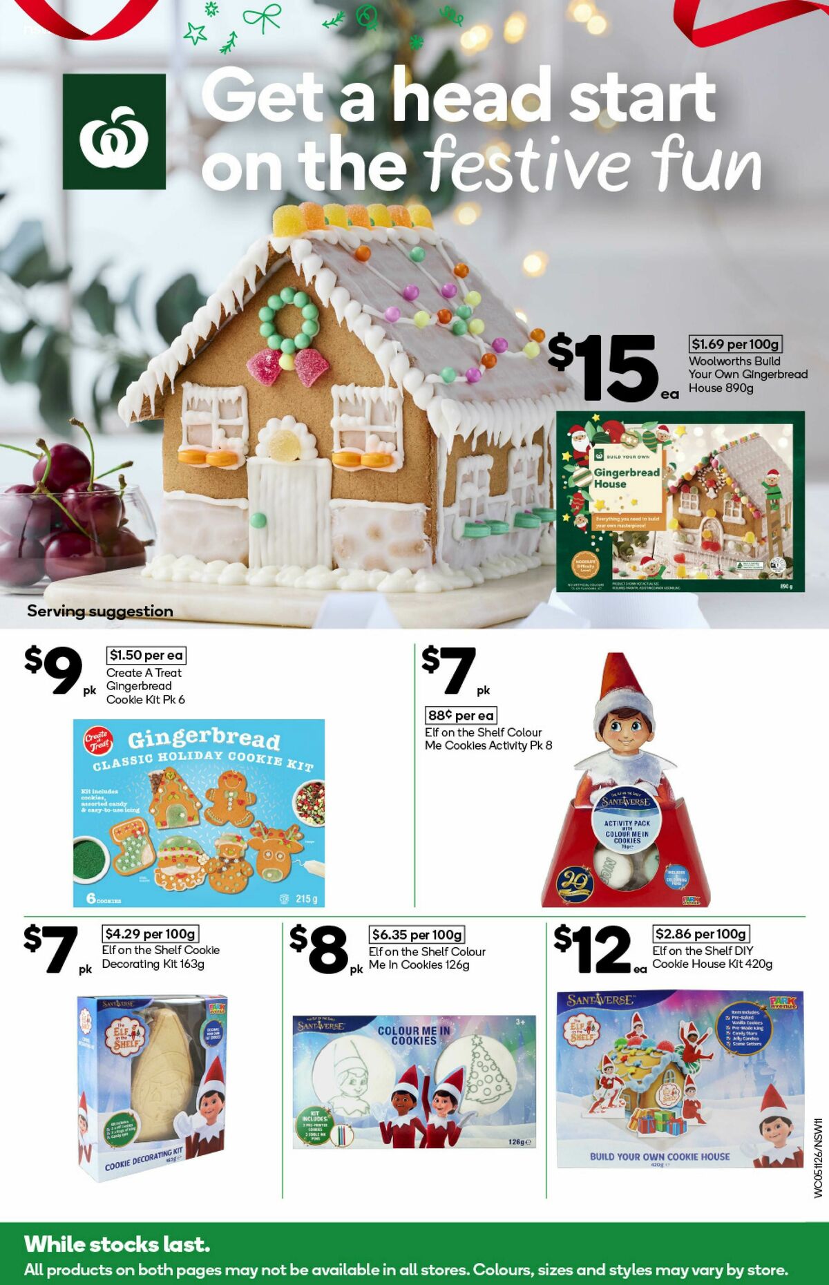 Woolworths Catalogues from 5 November