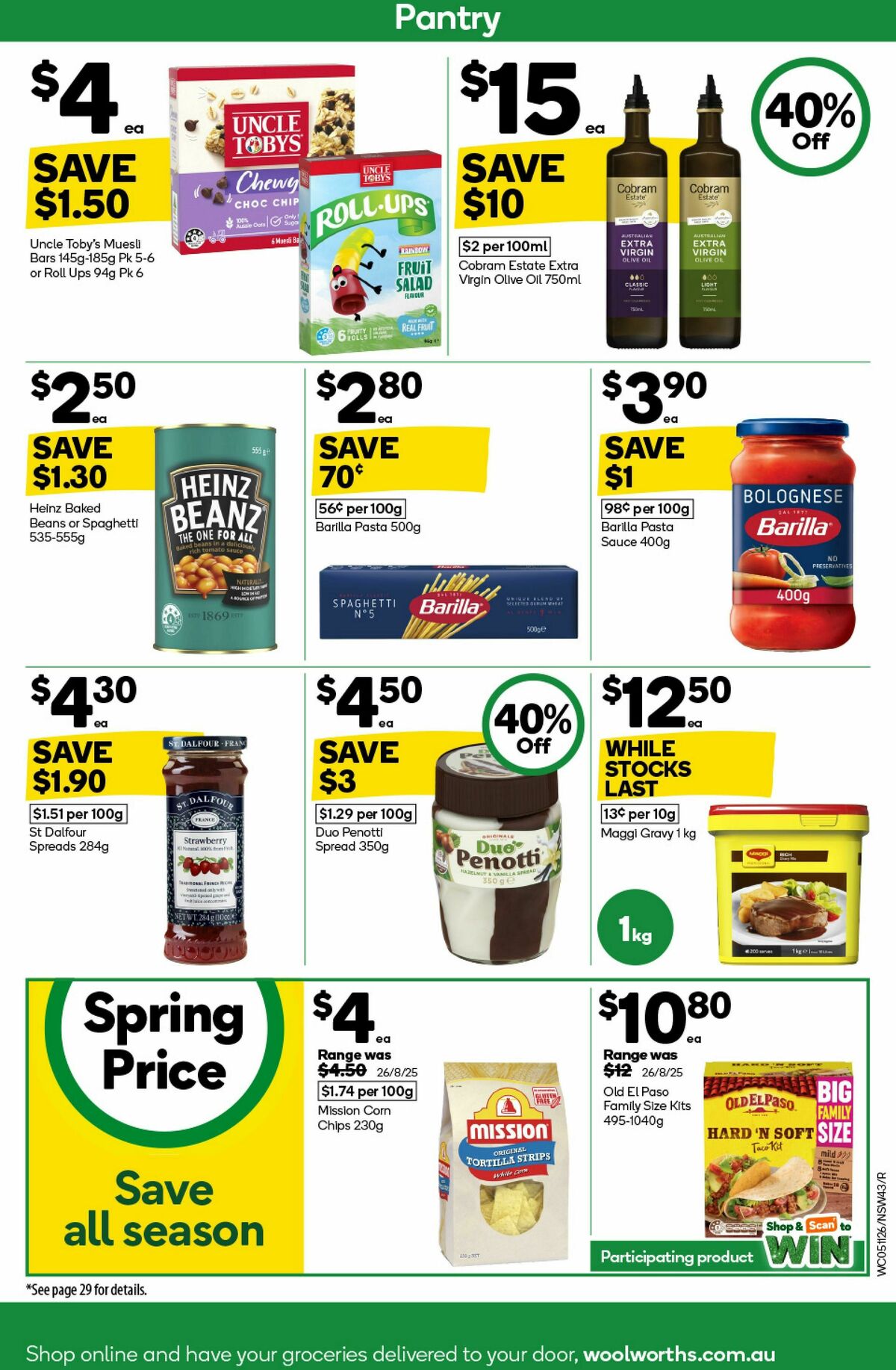 Woolworths Catalogues from 5 November