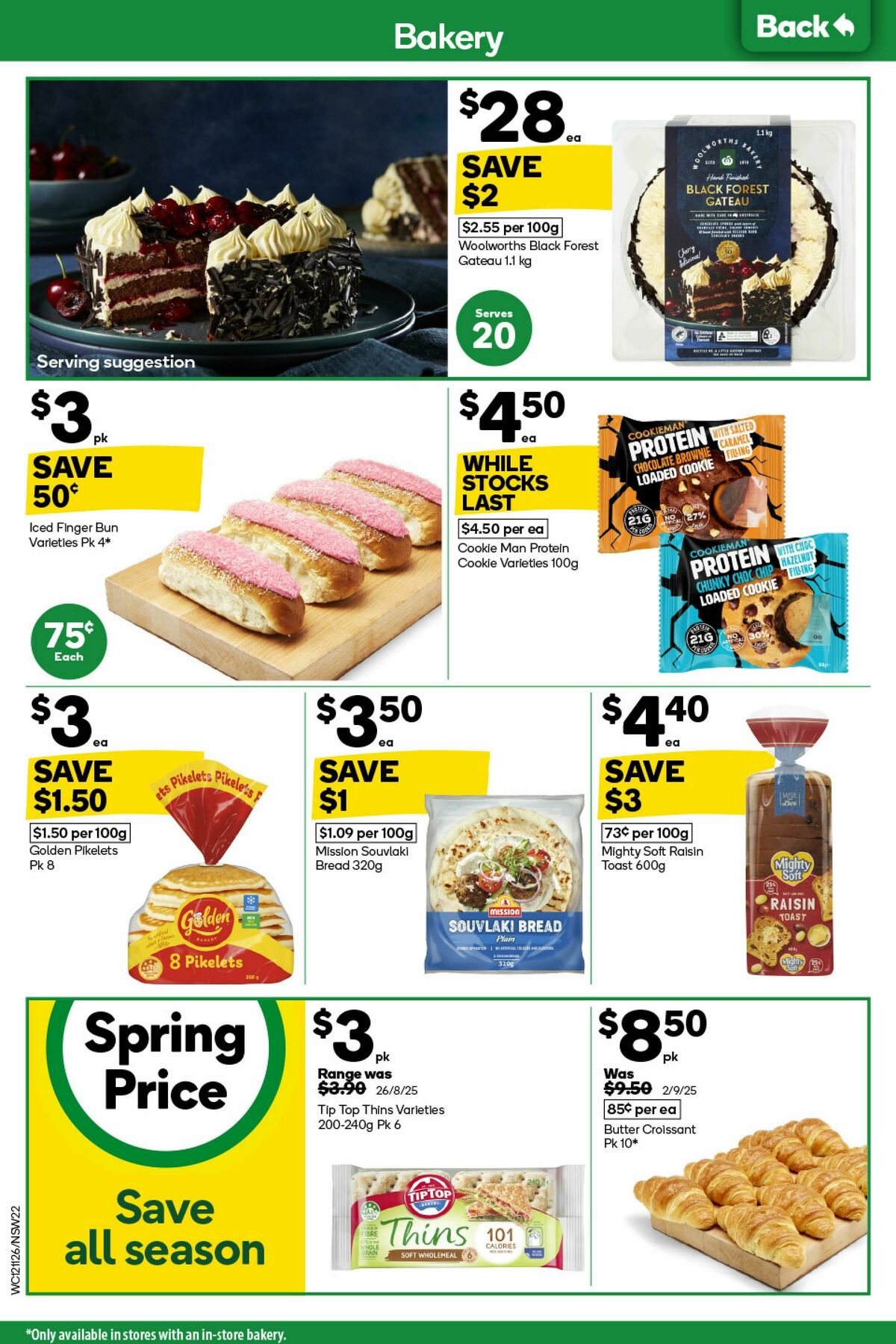 Woolworths Catalogues from 12 November
