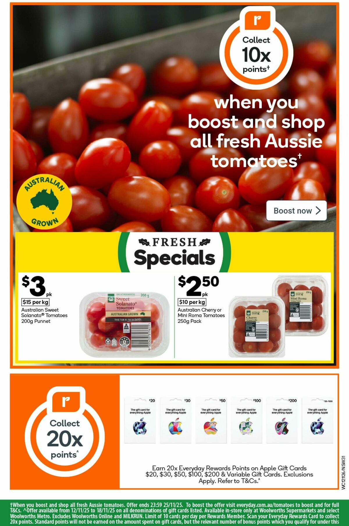 Woolworths Catalogues from 12 November