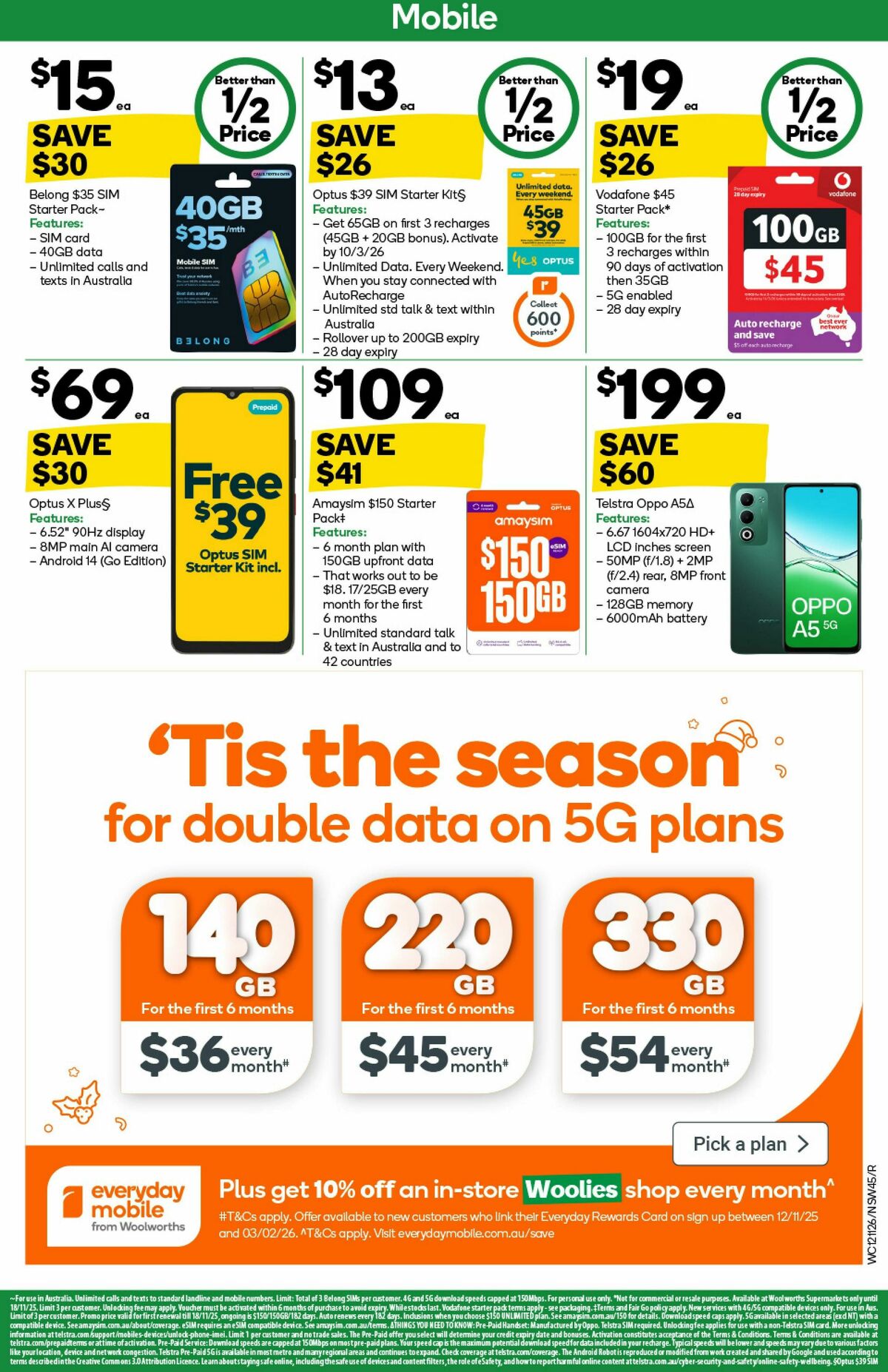 Woolworths Catalogues from 12 November