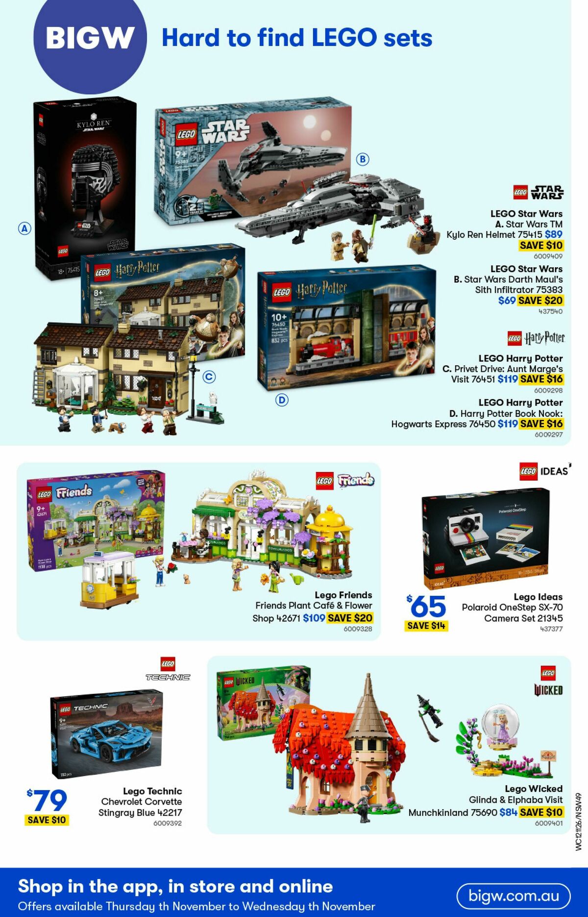 Woolworths Catalogues from 12 November