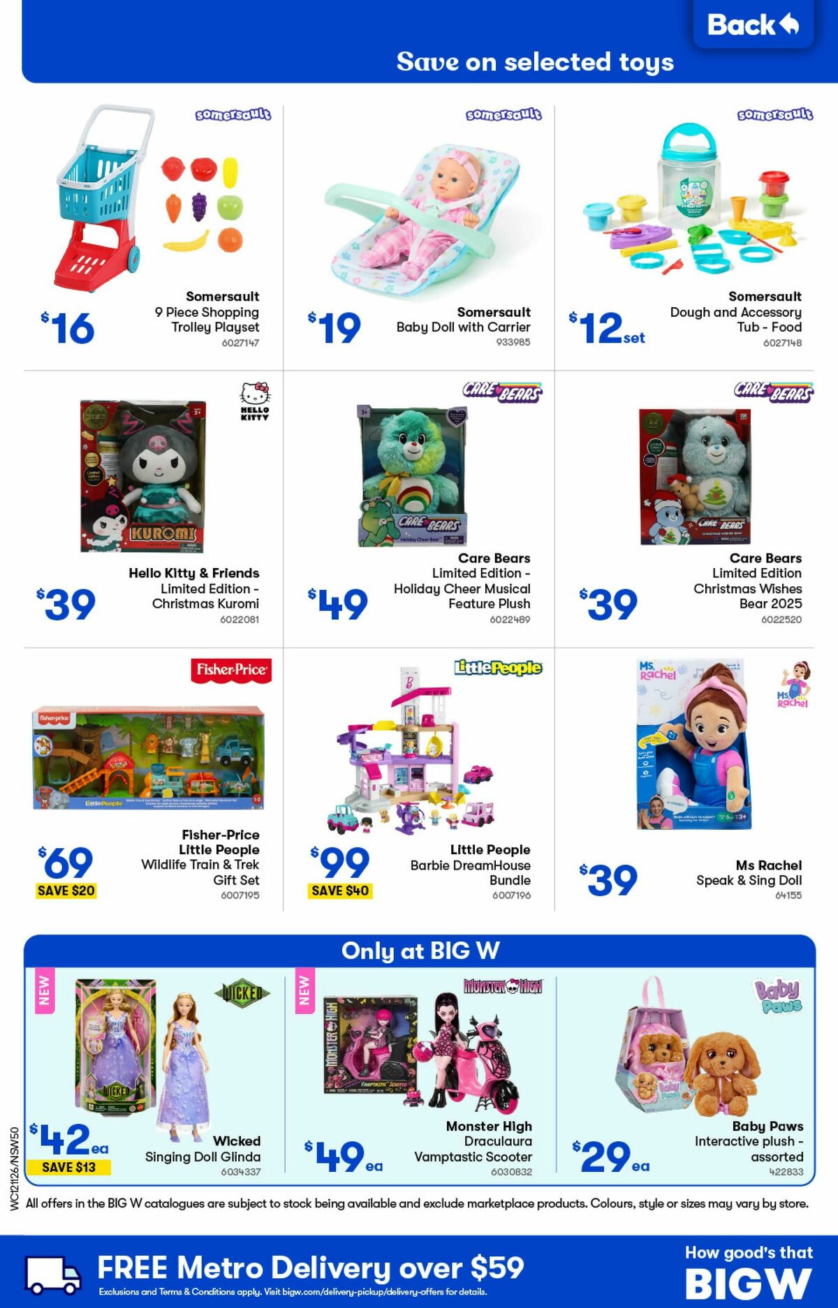 Woolworths Catalogues from 12 November