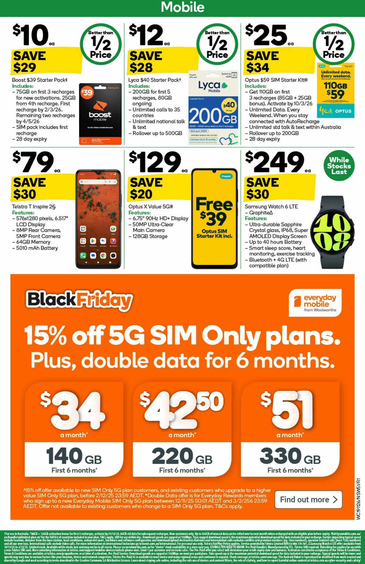 Woolworths Catalogues from 19 November