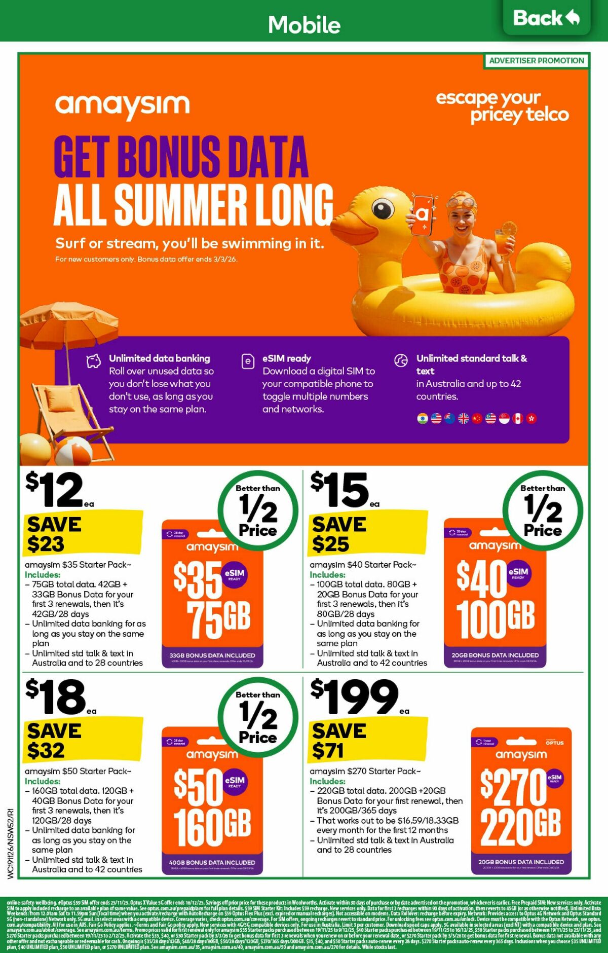 Woolworths Catalogues from 19 November