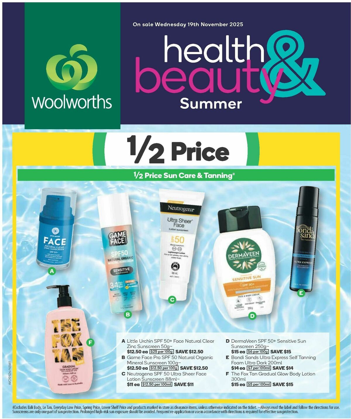 Woolworths Summer Health & Beauty Catalogues from 19 November