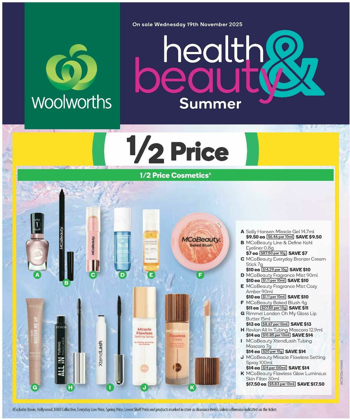 Woolworths Summer Health & Beauty Catalogues from 19 November
