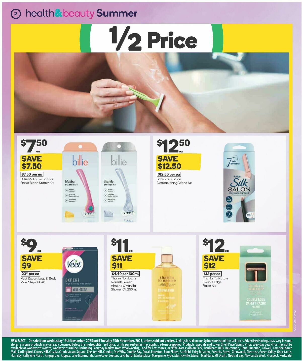 Woolworths Summer Health & Beauty Catalogues from 19 November