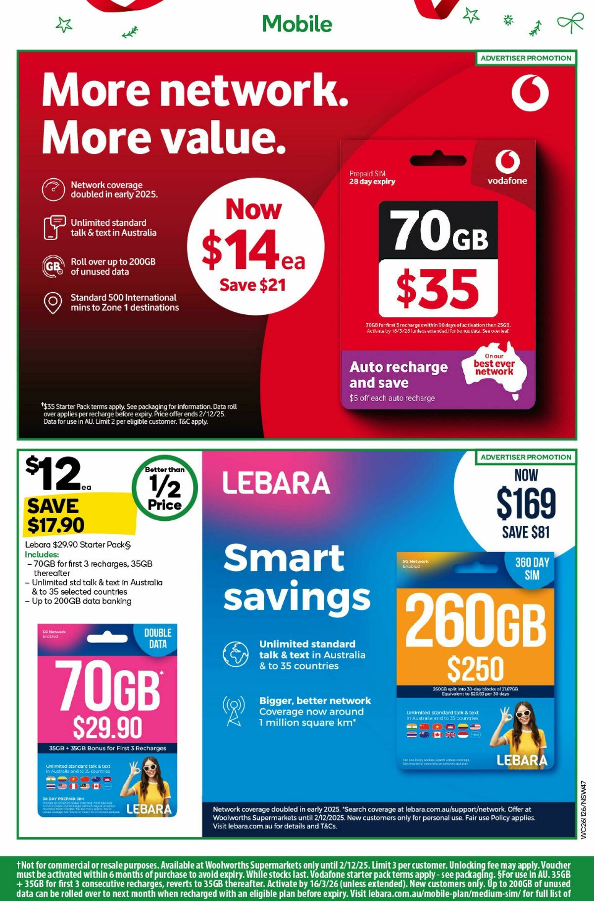 Woolworths Catalogues from 26 November