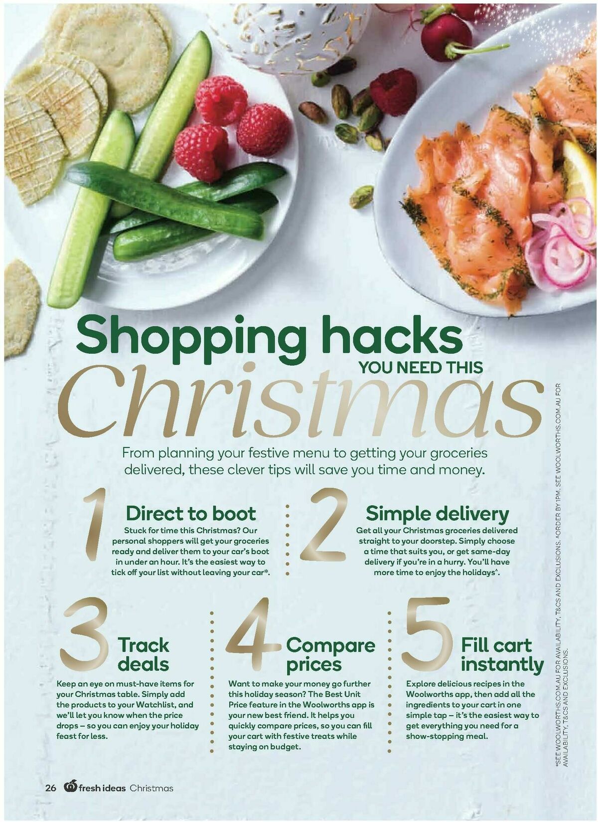 Woolworths Christmas Inspiration Guide Catalogues from 26 November