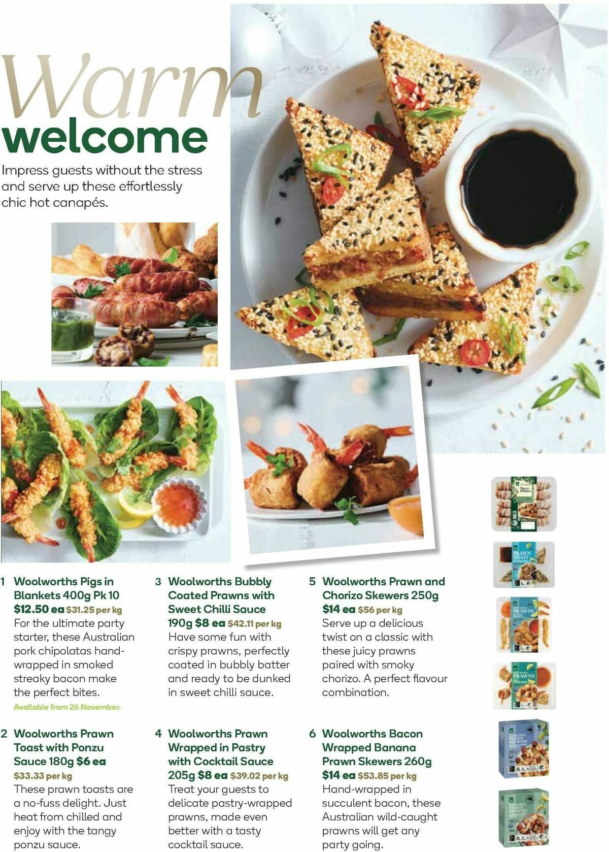 Woolworths Christmas Inspiration Guide Catalogues from 26 November