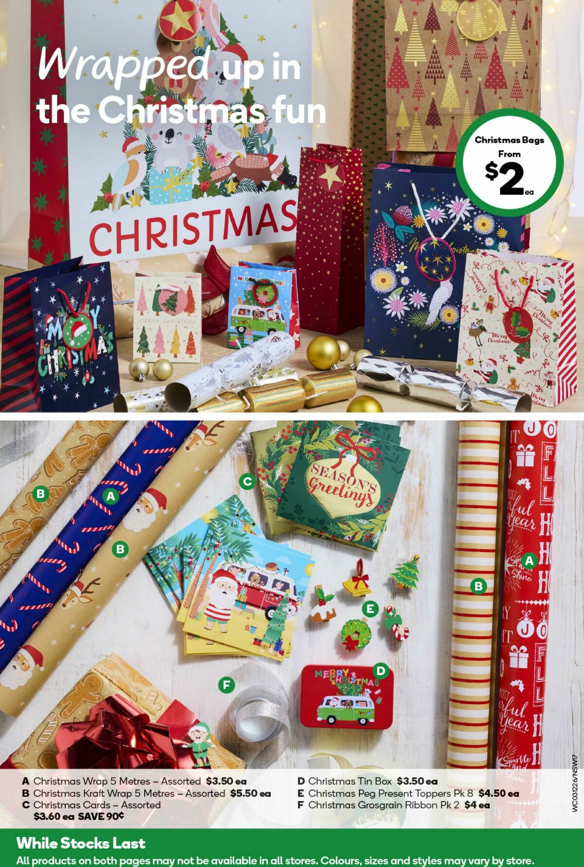 Woolworths Catalogues from 3 December
