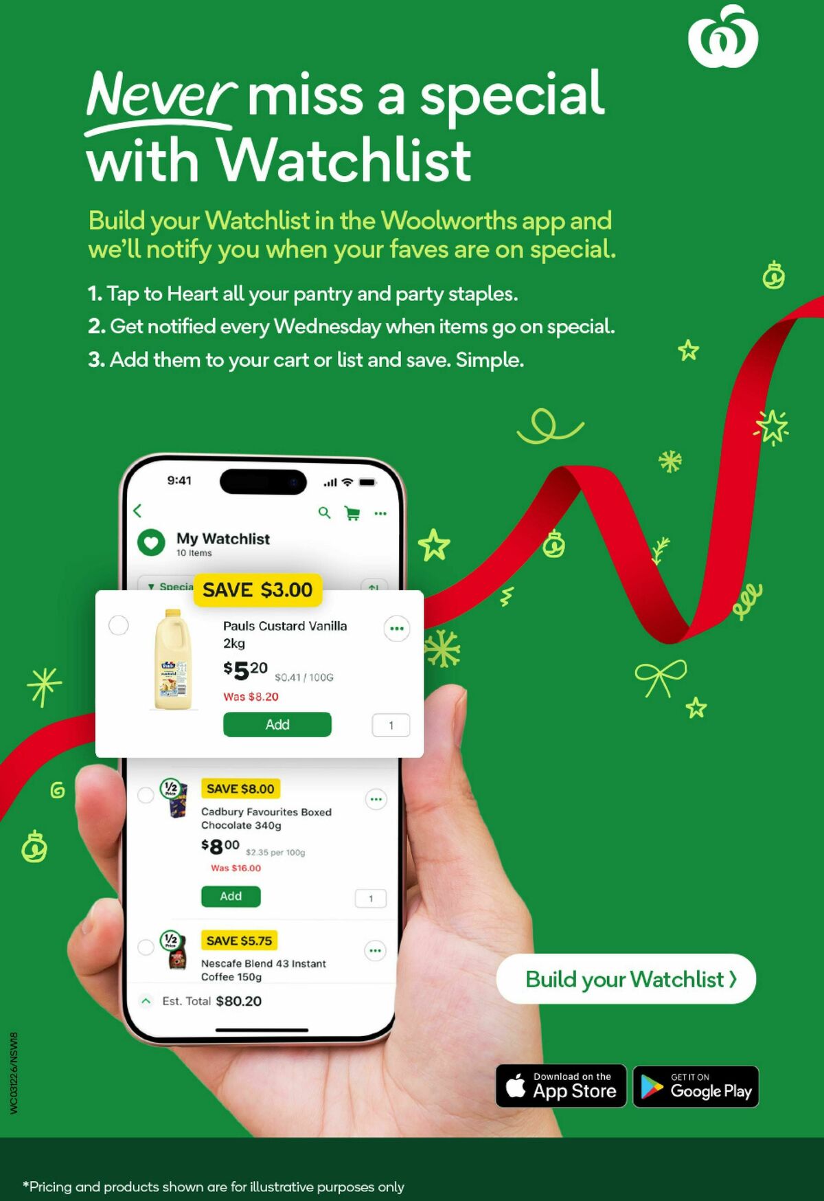 Woolworths Catalogues from 3 December