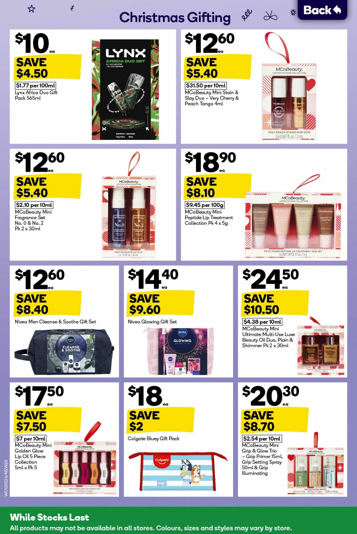 Woolworths Catalogues from 3 December