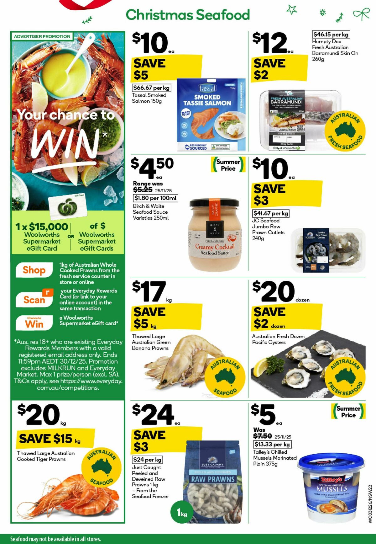 Woolworths Catalogues from 3 December